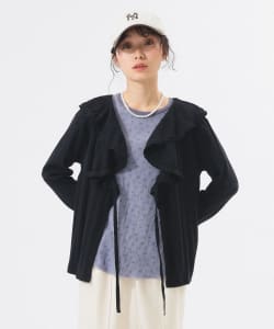 ラッフル カーディガン