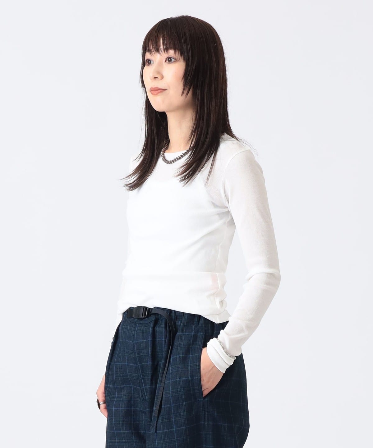 BEAMS JAPAN（ビームス ジャパン）〈WOMEN〉ベーシック ロングスリーブ