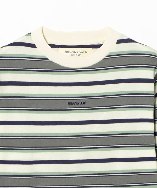 ボーイ エンブロイダリー ボーダー ロングスリーブ