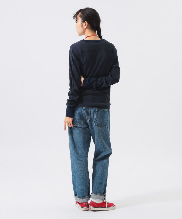 ランダム リブ ロング スリーブ Model : H161 B76 W60 H82　Size : SIZE 2