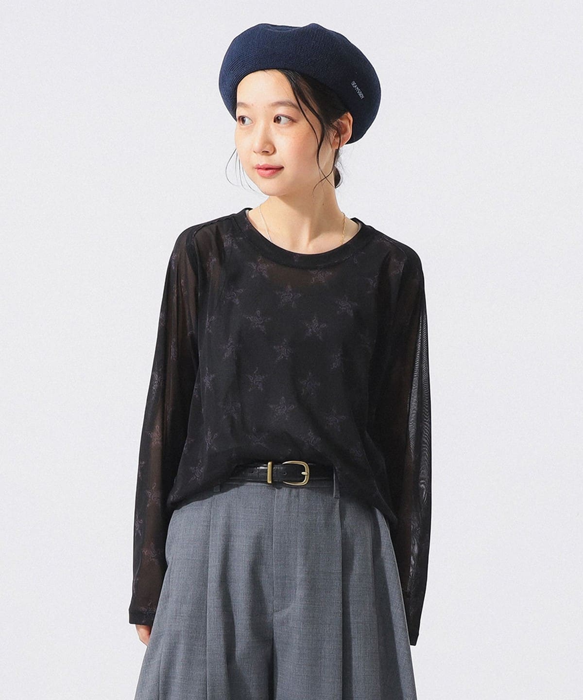 BEAMS BOY（ビームス ボーイ）【別注】NEEDLES / Mesh Long Sleeve