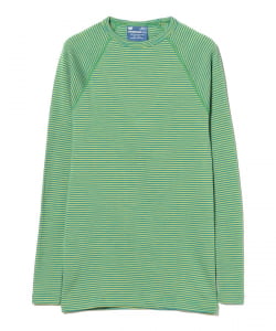 WILDERNESS WEAR / Polypro+190 Long sleeve striped crew neck