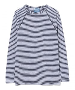 WILDERNESS WEAR / Polypro+190 Long sleeve striped crew neck