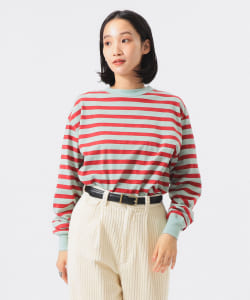 【+10%ポイントUP】ベーシック ボーダー ロング スリーブ