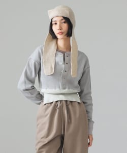 maturely / サーマル ヘンリー ロングスリーブ Tシャツ