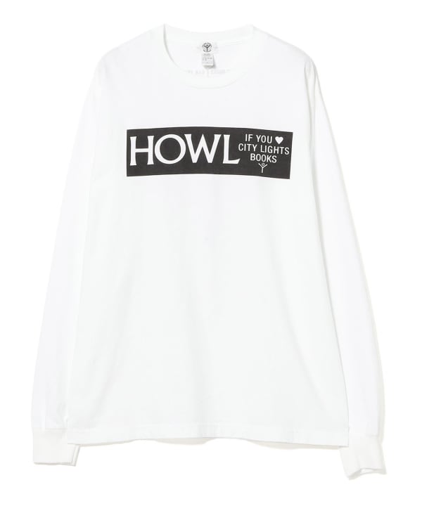 【別注】City Lights Bookstore × BEAMS BOY / Sticker Long Sleeve T-Shirts