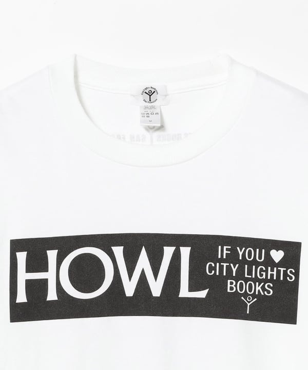 【別注】City Lights Bookstore × BEAMS BOY / Sticker Long Sleeve T-Shirts