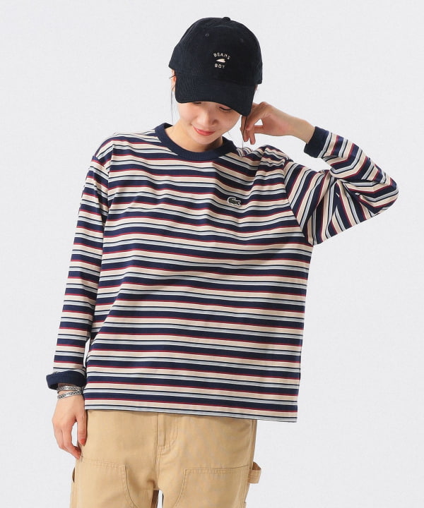 【別注】LACOSTE / マルチ ボーダー Tシャツ