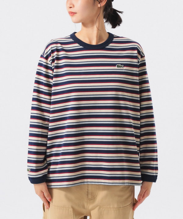 【別注】LACOSTE / マルチ ボーダー Tシャツ