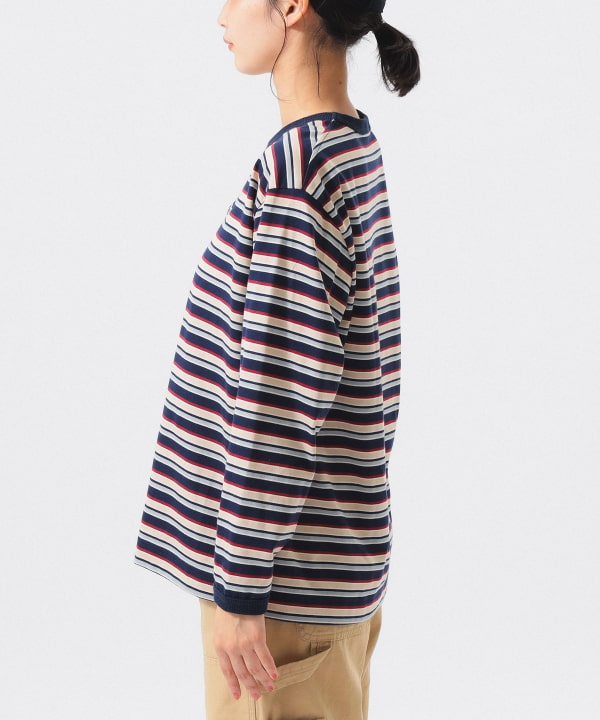 【別注】LACOSTE / マルチ ボーダー Tシャツ
