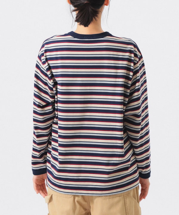 【別注】LACOSTE / マルチ ボーダー Tシャツ