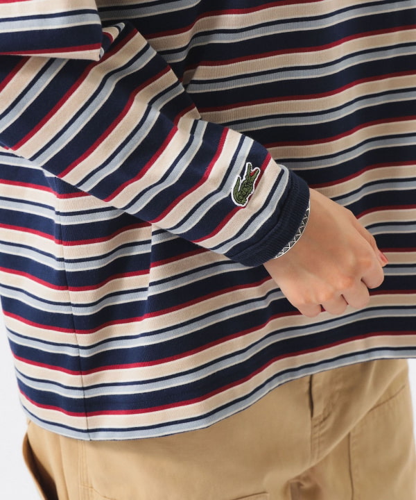【別注】LACOSTE / マルチ ボーダー Tシャツ