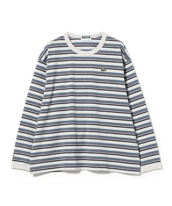 【別注】LACOSTE for BEAMS BOY / マルチ ボーダー Tシャツ