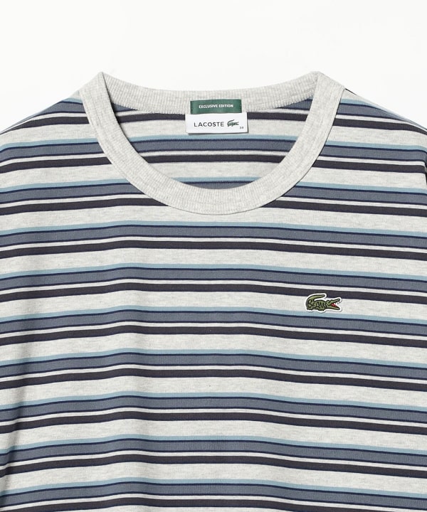 【別注】LACOSTE for BEAMS BOY / マルチ ボーダー Tシャツ