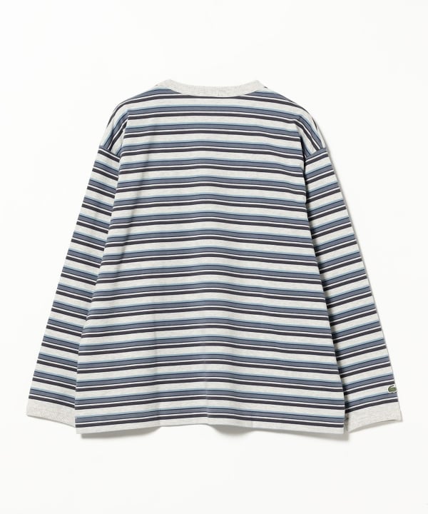 【別注】LACOSTE for BEAMS BOY / マルチ ボーダー Tシャツ