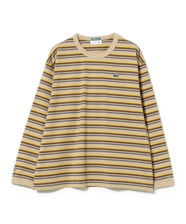 【別注】LACOSTE for BEAMS BOY / マルチ ボーダー Tシャツ