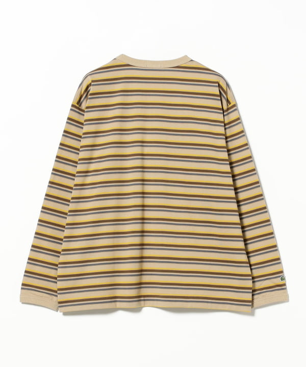 【別注】LACOSTE for BEAMS BOY / マルチ ボーダー Tシャツ