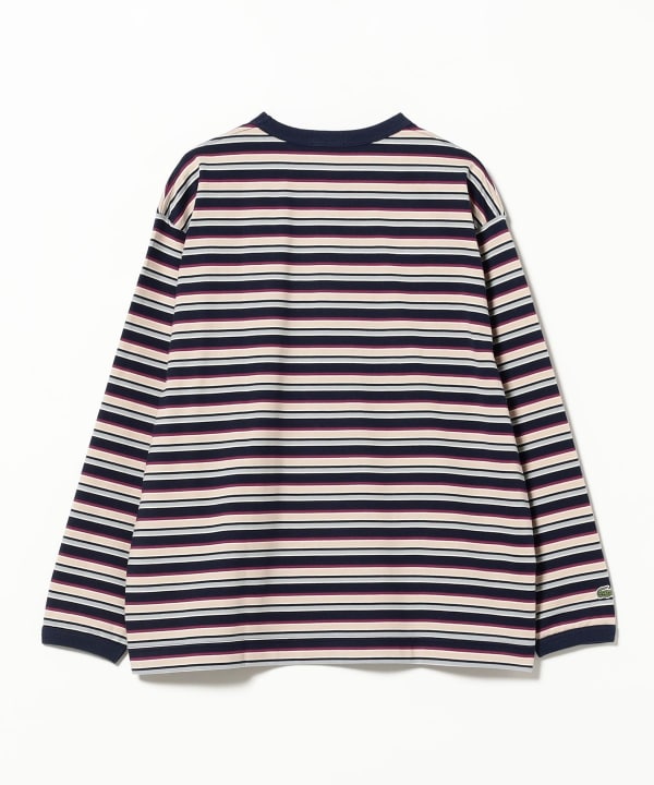 【別注】LACOSTE for BEAMS BOY / マルチ ボーダー Tシャツ