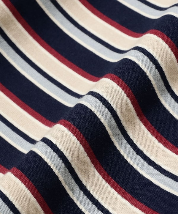 【別注】LACOSTE for BEAMS BOY / マルチ ボーダー Tシャツ
