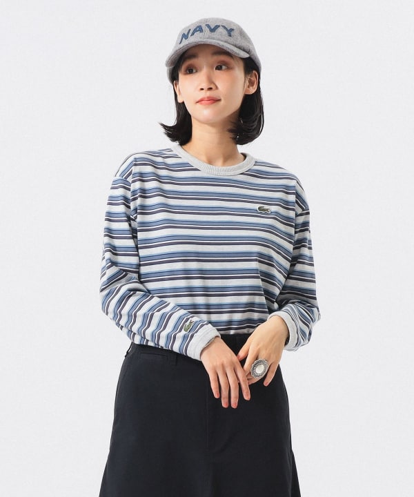 【別注】LACOSTE / マルチ ボーダー Tシャツ