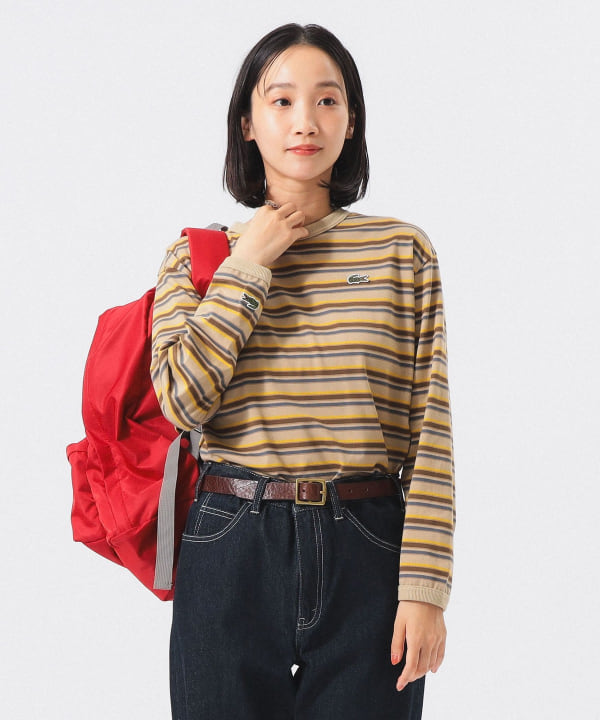 【別注】LACOSTE / マルチ ボーダー Tシャツ