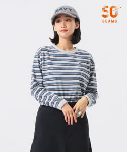 【別注】LACOSTE / マルチ ボーダー Tシャツ