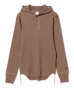 【別注】Healthknit × maturely / リブ フード ヘンリー ロングスリーブ