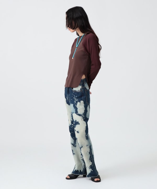 〈WOMEN〉ラグラン ロング スリーブ Model : H170 B83 W60 H87　Size : SIZE 1