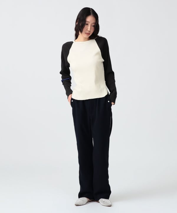 〈WOMEN〉ラグラン ロング スリーブ Model : H170 B83 W60 H87　Size : SIZE 1