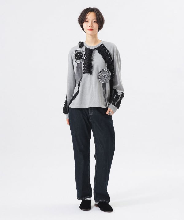 【限定販售】TORI-TO / 裝飾花朵 T恤