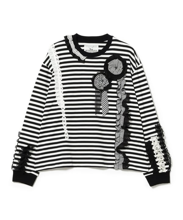 【別注】TORI-TO × BEAMS BOY / コサージュ Tシャツ