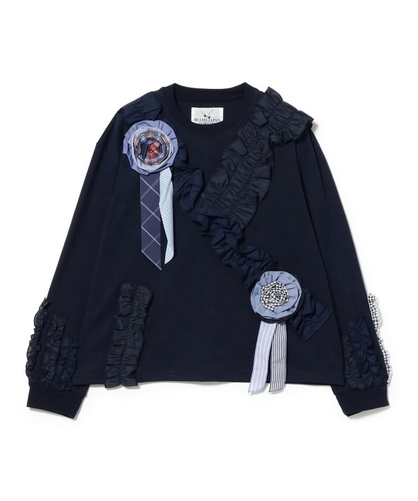 【別注】TORI-TO × BEAMS BOY / コサージュ Tシャツ