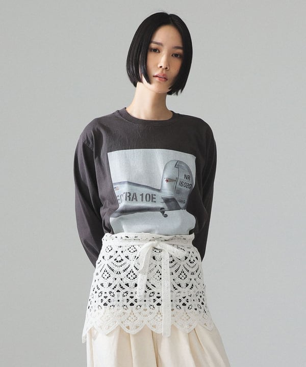 【別注】HEAR MY NAME × maturely / プリント ロング スリーブ Model : H1073 B77 W57 H82　Size : 0