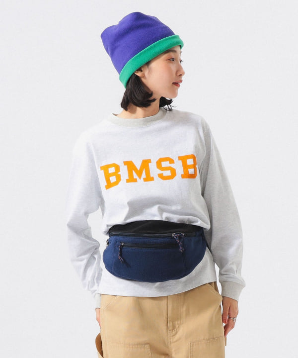 【別注】Champion / BOYロゴ リンガーTシャツ Model : H165 B80 W59 H85　Size : SIZE S