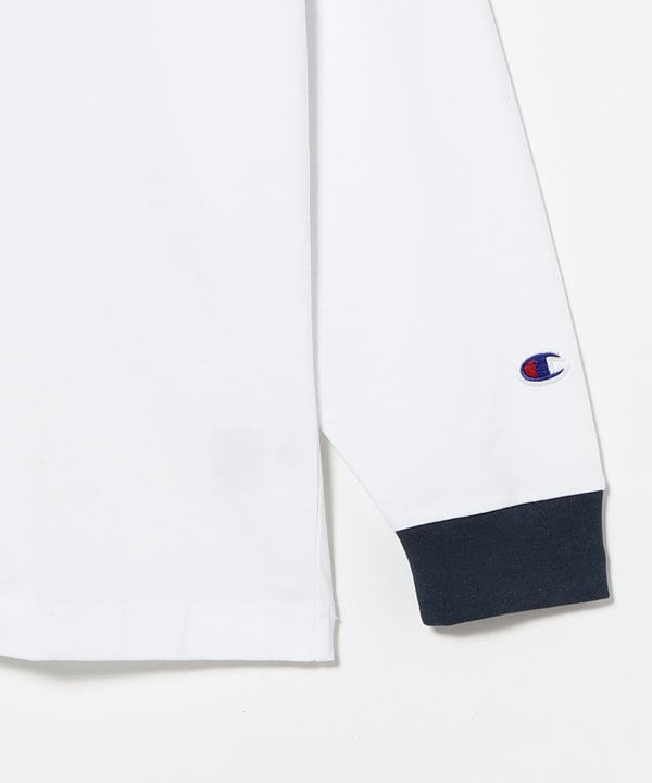 【別注】Champion / BOYロゴ リンガーTシャツ