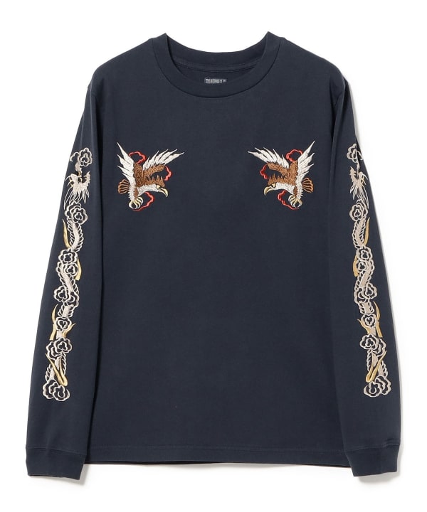テーラー東洋 / LONG SLEEVE SUKA T-SHIRT EMBROIDERED “EAGLE”