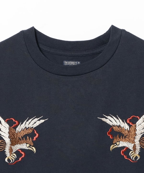 テーラー東洋 / LONG SLEEVE SUKA T-SHIRT EMBROIDERED “EAGLE”