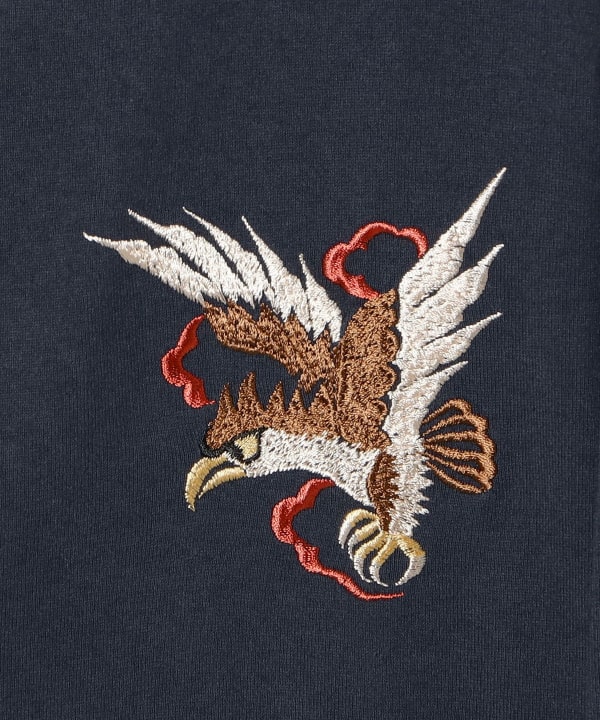テーラー東洋 / LONG SLEEVE SUKA T-SHIRT EMBROIDERED “EAGLE”