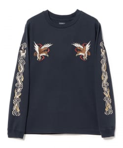 テーラー東洋 / LONG SLEEVE SUKA T-SHIRT EMBROIDERED “EAGLE”