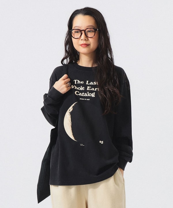 【別注】WHOLE EARTH CATALOG / ロングスリーブ Tシャツ BEAMS STAFF：H159　Size：ONE SIZE