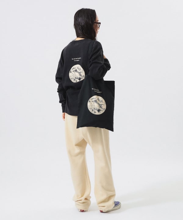 【別注】WHOLE EARTH CATALOG / ロングスリーブ Tシャツ BEAMS STAFF：H159　Size：ONE SIZE