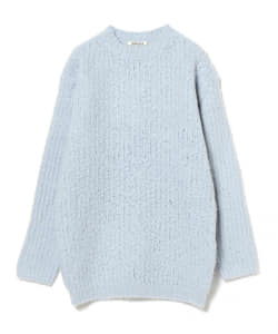 AURALEE / MILLED WOOL MOAL KNIT BIG P/O