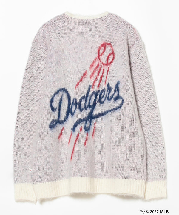 New Era x Beams LA Dodgers Hoodie MLB Gray Blue Logo Size M Los Angeles  Japan