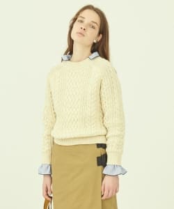 BEAMS BOY / アランクルーニット