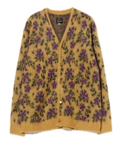 ○NEEDLES /Mohair Cardigan Flower