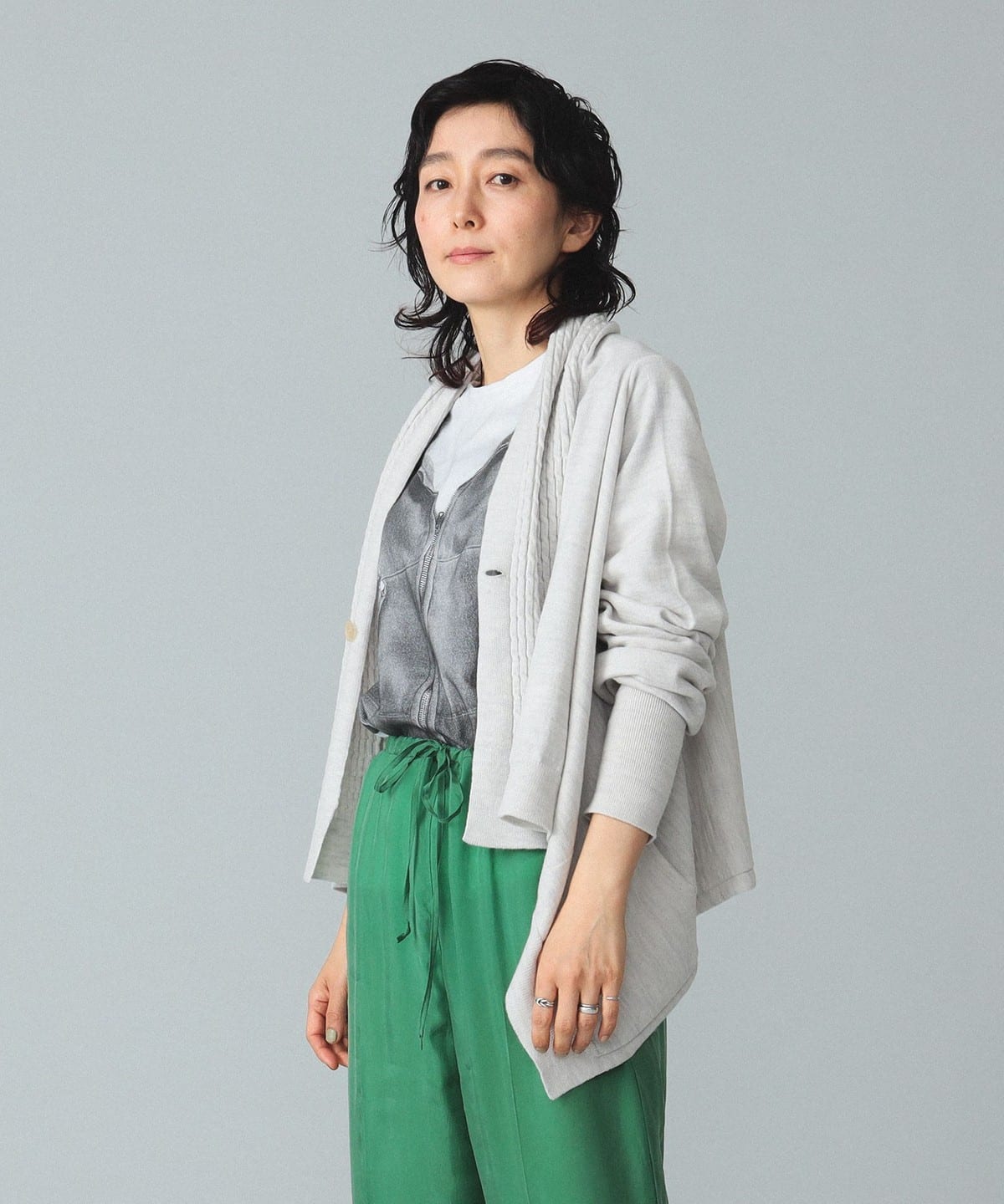 BEAMS BOY（ビームス ボーイ）maturely / Wholegarment Body Cardigan