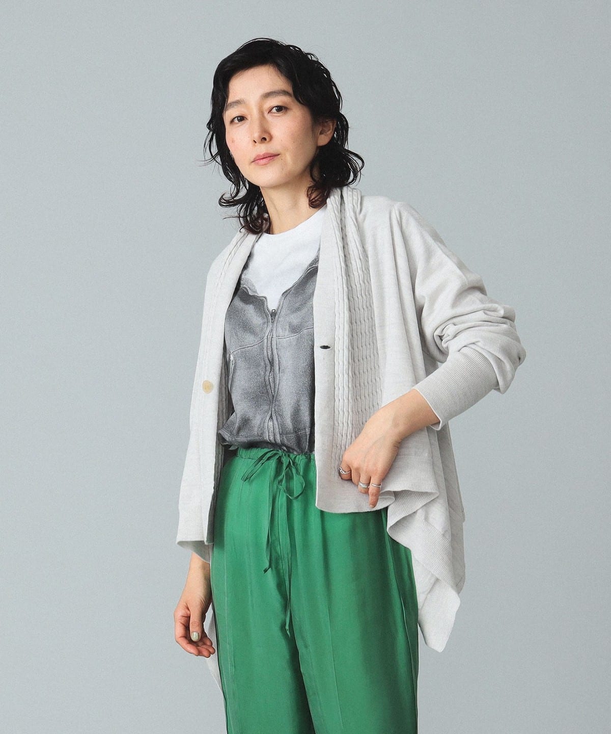 BEAMS BOY BEAMS BOY maturely Wholegarment Body Cardigan(上衣開襟衫