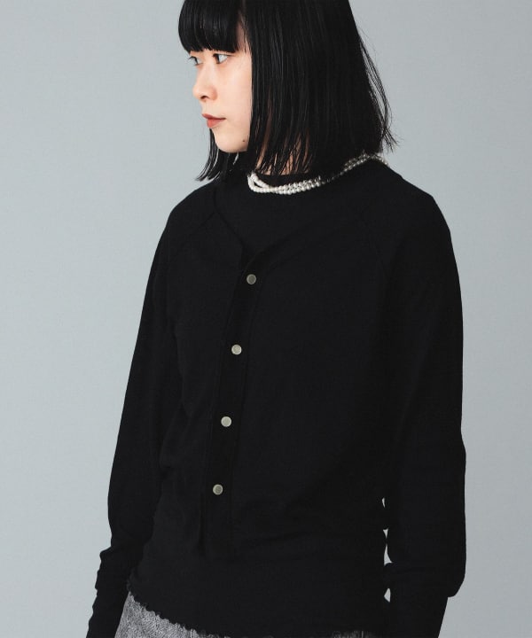未使用BEAMS BOY maturelyインサイド アウト カーディガン難あり 未使用BEAMS BOY maturelyインサイド アウト カーディガン難あり