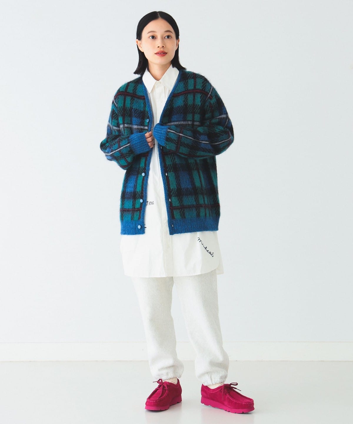 新品タグ付き Needles x BEAMS 別注 モヘアカーディガン 日本製 NEEDLES × BEAMS 別注モヘアカーディガンが国内1月2日より発売