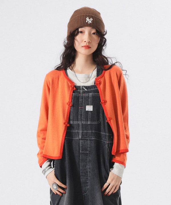 BEAMS BOY（ビームス ボーイ）12ゲージ トリム カーディガン（トップス